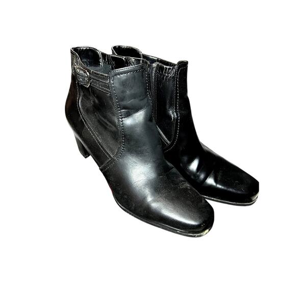East 5th black fashion buckle grunge emo goth withcy whimsigoth booties women 10 - Picture 1 of 6
